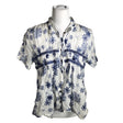 Unisex Le Jean De Marithe + Francois Girbaud - Lühikeste käistega pluus, suurus 40 - Sinine ()