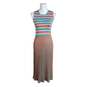 Unisex Nümph - Kootud kleit, suurus 36 - Türkiis (1)