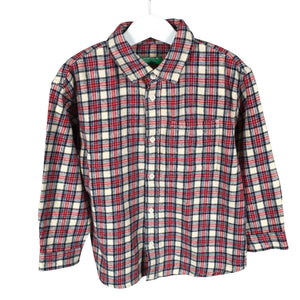 Unisex Benetton - Flanellsärk, suurus 98 - 104 - Beige (1)