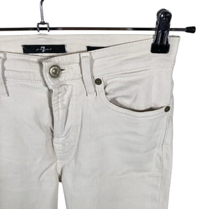 Unisex 7 for all mankind - Teksad, suurus W27 - Looduslik valge (3)