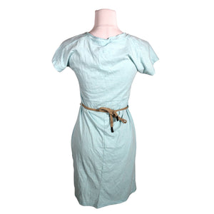 Unisex Torstai - Trikotaažist kleit, suurus 36 - Helesinine (2)
