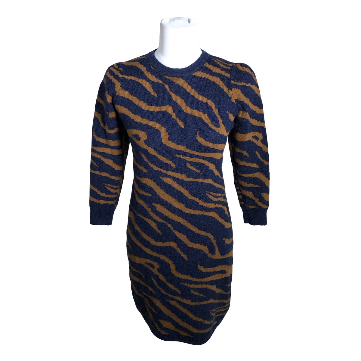 Unisex Gestuz - Kootud kleit, suurus 36 - Pruun (1)