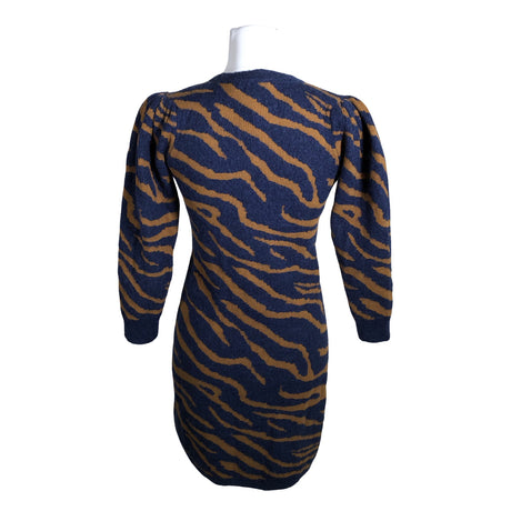 Unisex Gestuz - Kootud kleit, suurus 36 - Pruun (2)