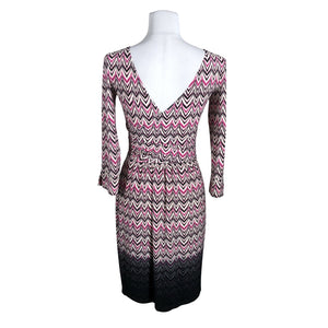 Unisex Maggy London - Trikotaažist kleit, suurus 34 - Roosa (2)