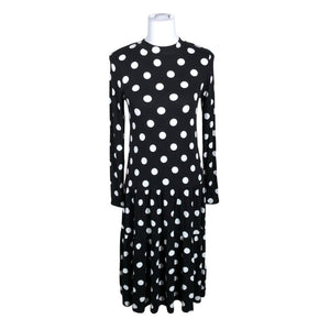 Unisex Lindex - Trikotaažist kleit, suurus 34 - Must (1)