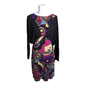 Unisex Derhy - Trikotaažist kleit, suurus 38 - Hall (1)