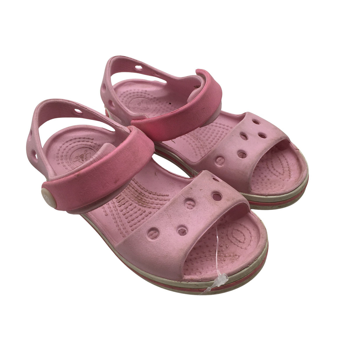 Unisex Crocs - Rihmikud, suurus 25 - Heleroosa (2)