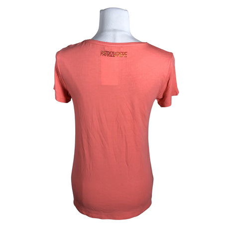 Unisex Patrizia Pepe - T-särk, suurus 34 - Heleroosa (2)