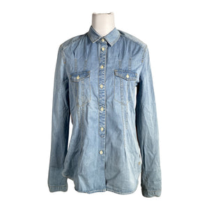 Unisex Cottonfield - Teksasärk, suurus 40 - Helesinine (1)