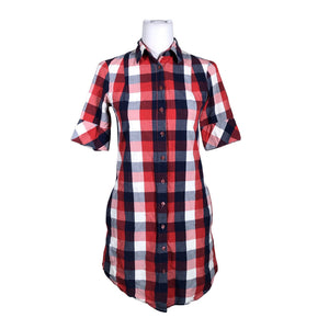 Unisex Lindex - Mitteveniv kleit, suurus 36 - Punane (1)
