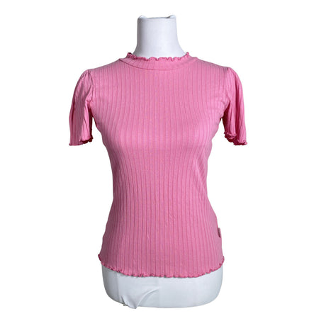Unisex Aarrelabel - T-särk, suurus 34 - Heleroosa ()