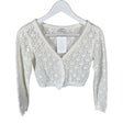 Unisex Lindex - Kootud boolero, suurus 122 - 128 - Looduslik valge ()