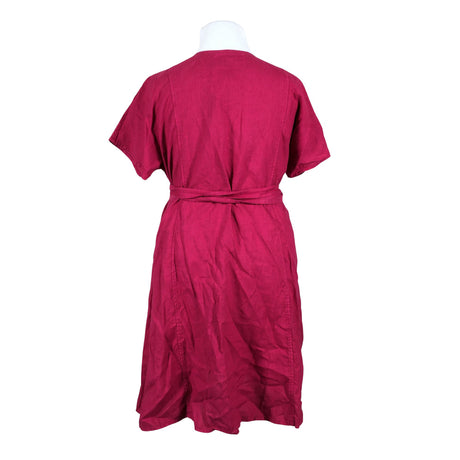 Unisex Linen Feels - Mitteveniv kleit, suurus 42 - Roosa (2)