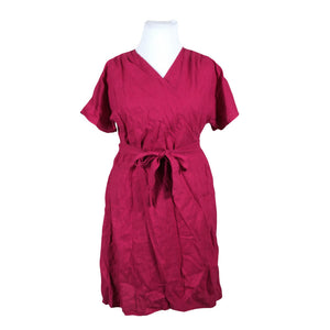 Unisex Linen Feels - Mitteveniv kleit, suurus 42 - Roosa (1)