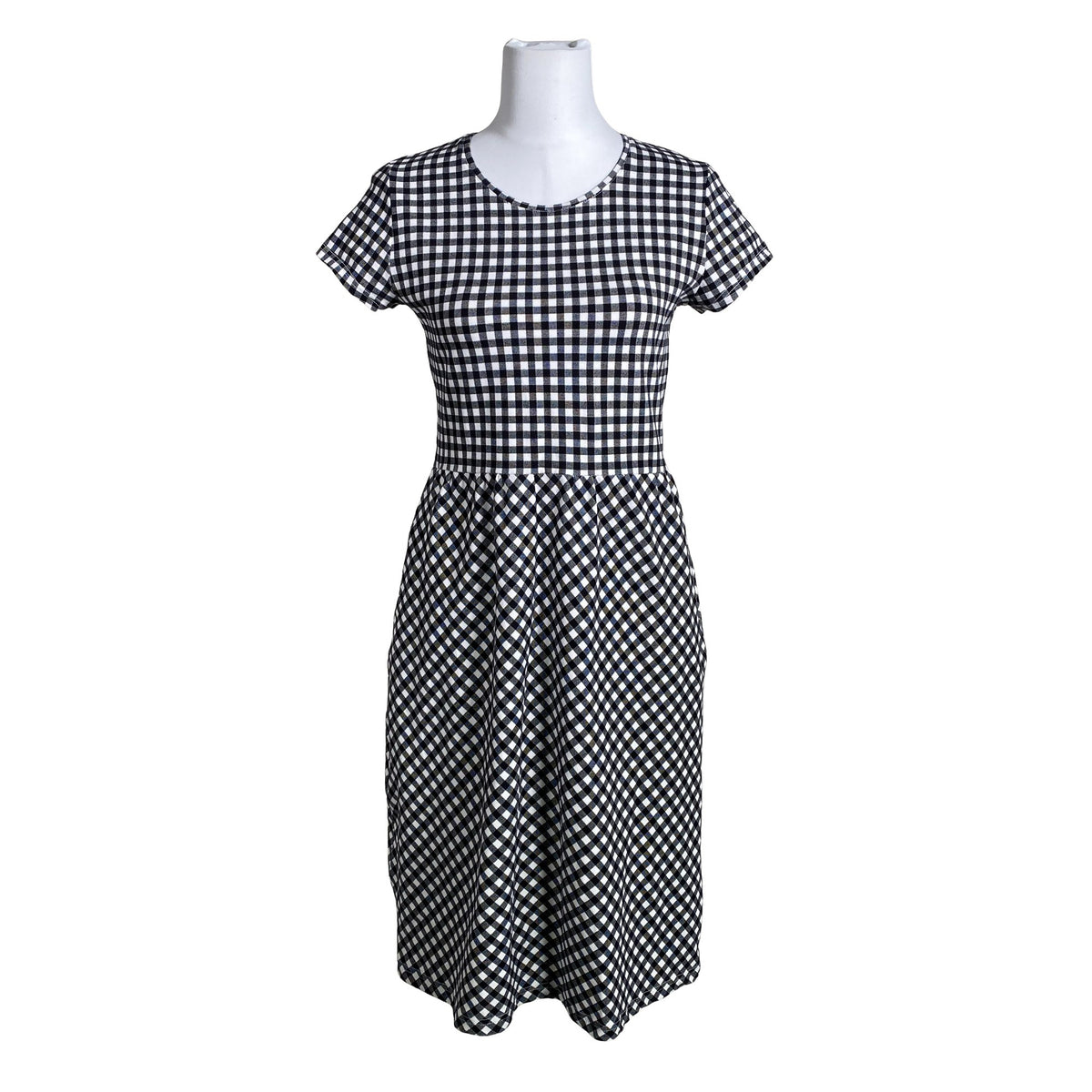 Unisex Nanso - Trikotaažist kleit, suurus 36 - Must (1)