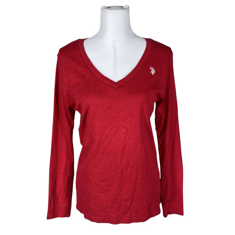 Unisex U.S. Polo Assn. - Trikotaažist pluus, suurus 40 - Punane ()