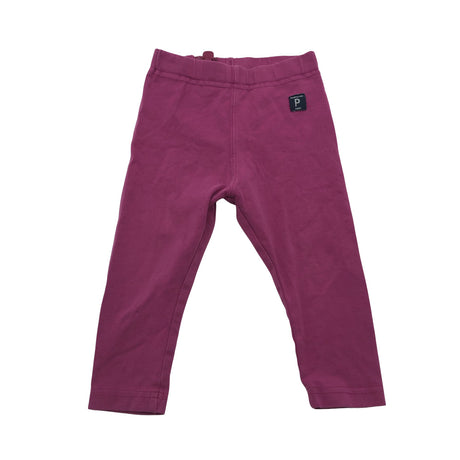 Unisex Polarn O. Pyret - Trikotaažist püksid, suurus 74 - 80 - Lilla ()