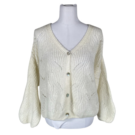 Unisex Bohemiana - Kardigan, suurus 38 - Looduslik valge ()