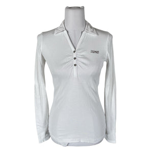 Unisex Esprit - Trikotaažist pluus, suurus 34 - Valge (1)