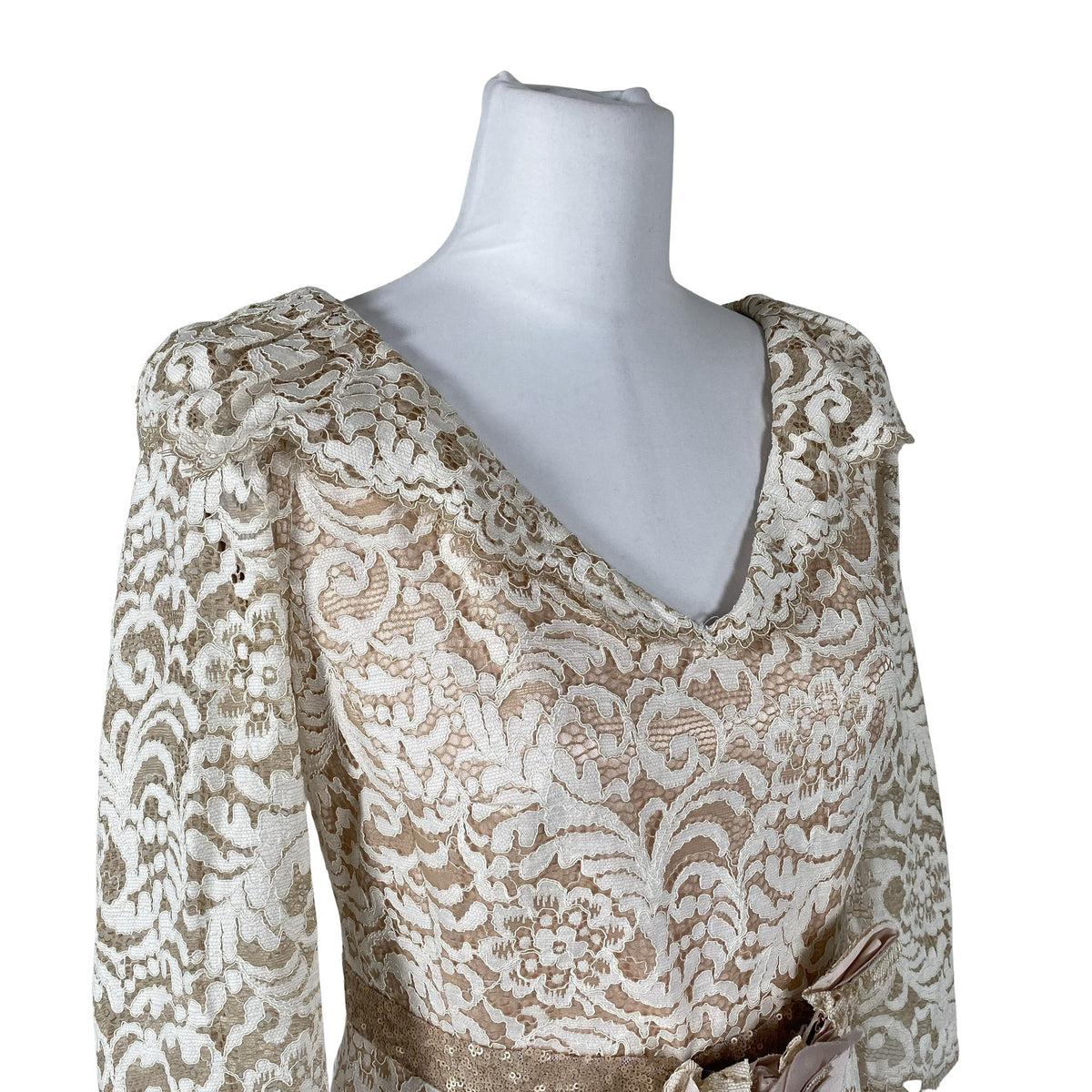 Unisex Carla Ruiz - Pidulik kleit, suurus 38 - Beige (3)
