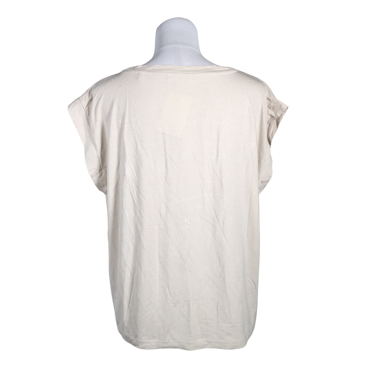 Unisex Opus - Lühikeste käistega pluus, suurus 40 - Beige (2)