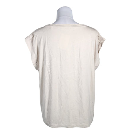 Unisex Opus - Lühikeste käistega pluus, suurus 40 - Beige (2)