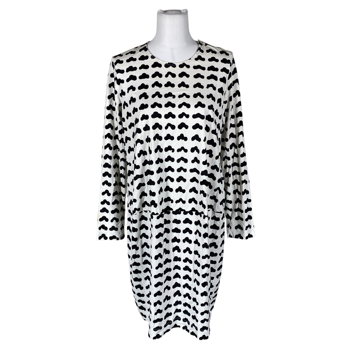 Unisex Marimekko - Trikotaažist kleit, suurus 38 - Valge (1)