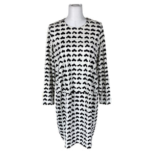 Unisex Marimekko - Trikotaažist kleit, suurus 38 - Valge (1)