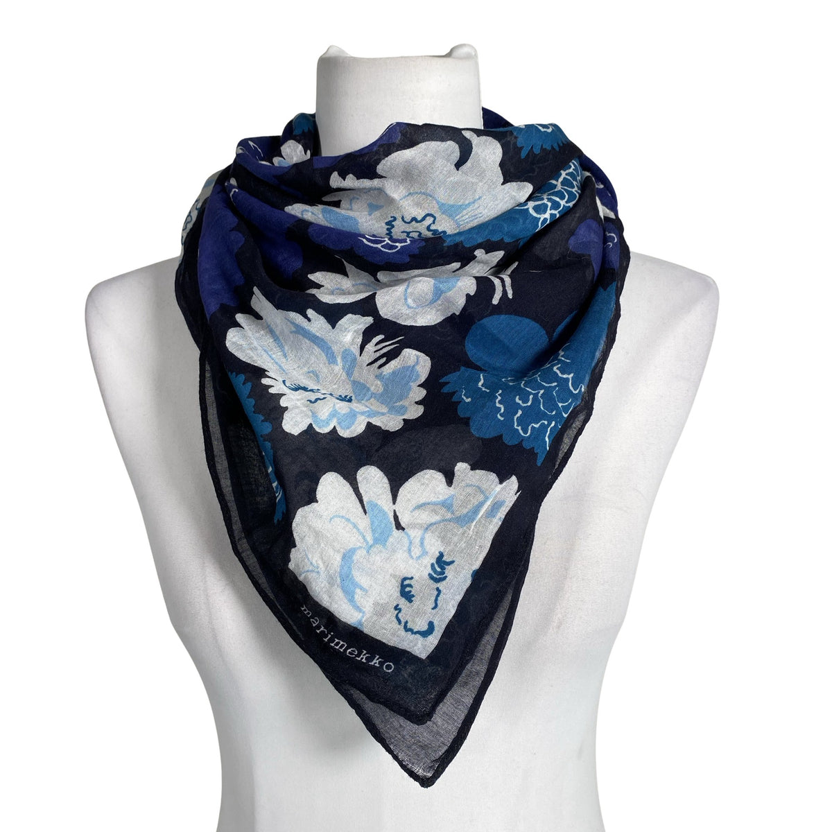 Unisex Marimekko - Õhuke sall, suurus Maxi - Sinine (1)