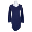 Unisex Blaa - Trikotaažist kleit, suurus 36 - Sinine ()