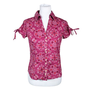 Unisex Esprit - Lühikeste käistega pluus, suurus 34 - Roosa (1)
