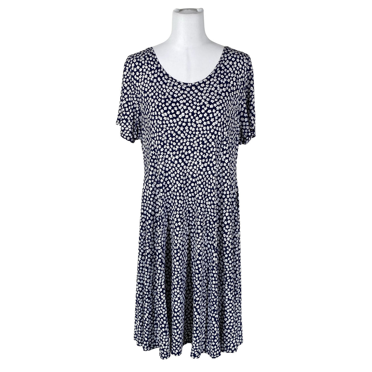 Unisex Joy's - Trikotaažist kleit, suurus 40 - Sinine (1)