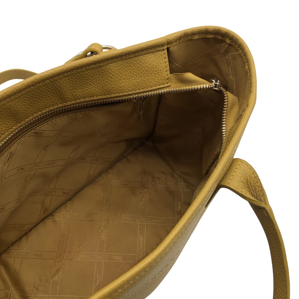 Unisex Longchamp - Käekott, suurus Midi - Oranž (3)