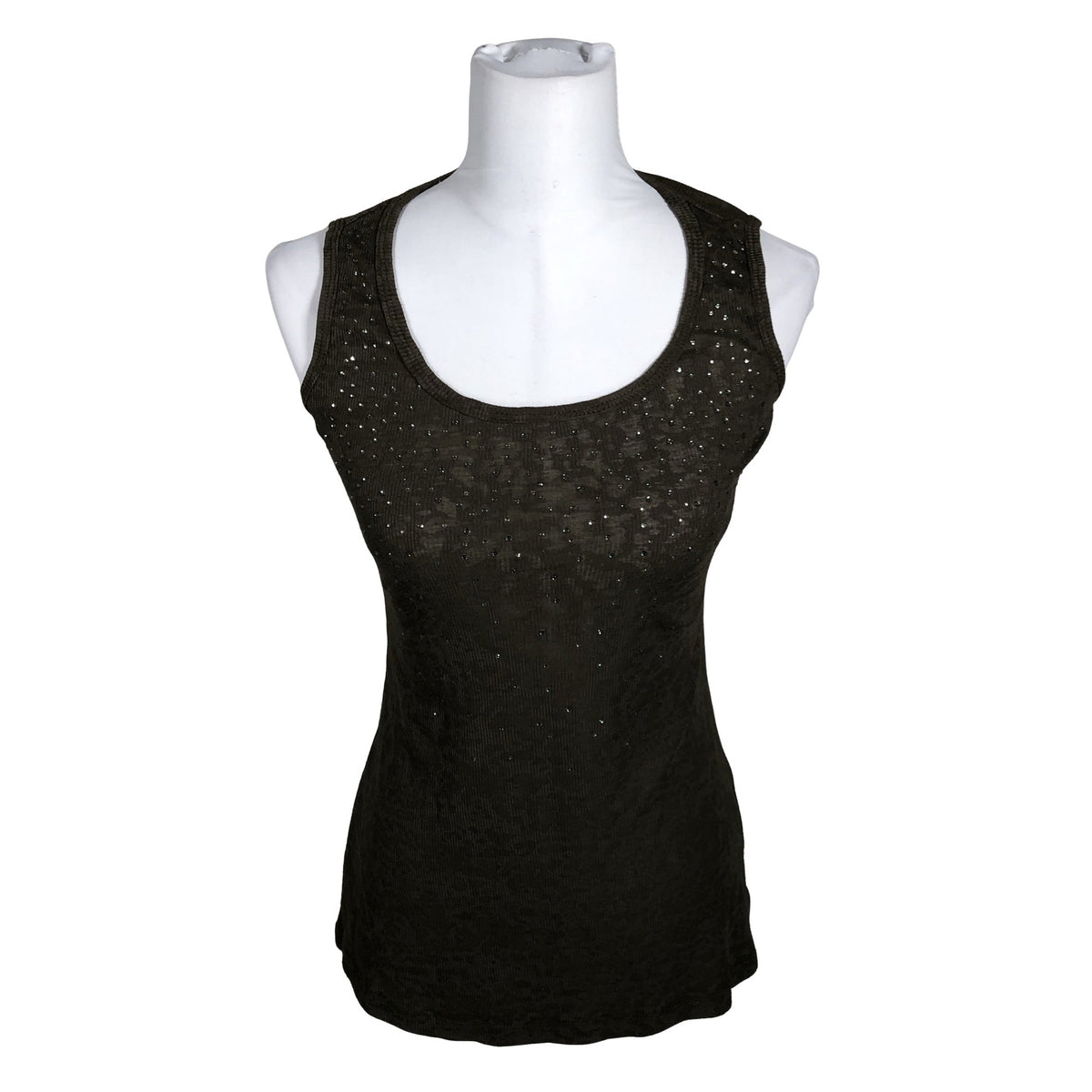 Unisex Betty Barclay - Trikotaažist topp, suurus 36 - Pruun (2)