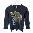 Unisex Keiki - Trikotaažist pluus, suurus 140 - 146 - Must ()
