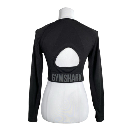 Unisex Gymshark - Spordisärk, pikad käised, suurus 36 - Must (2)