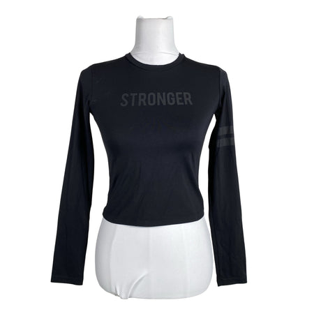 Unisex Stronger - Spordisärk, pikad käised, suurus 36 - Must ()