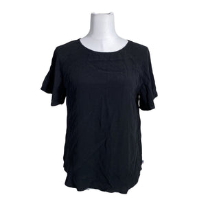 Unisex Lexington - Lühikeste käistega pluus, suurus 36 - Must (1)
