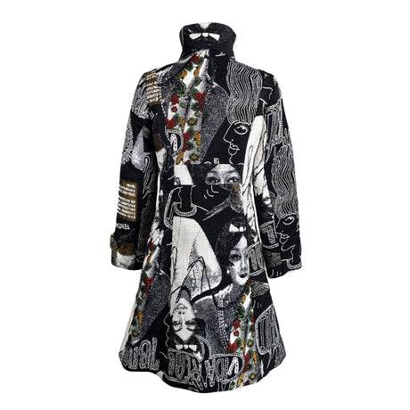 Unisex Desigual - Trentš, suurus 36 - Must (2)