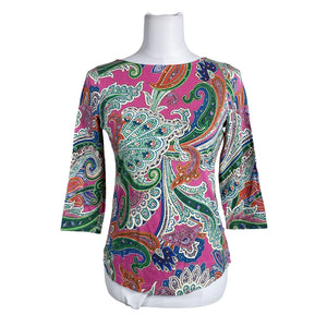 Unisex Lauren Ralph Lauren - Trikotaažist pluus, suurus 36 - Roosa (1)