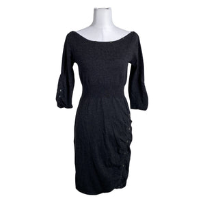 Unisex Karen Millen - Kootud kleit, suurus 38 - Must (1)