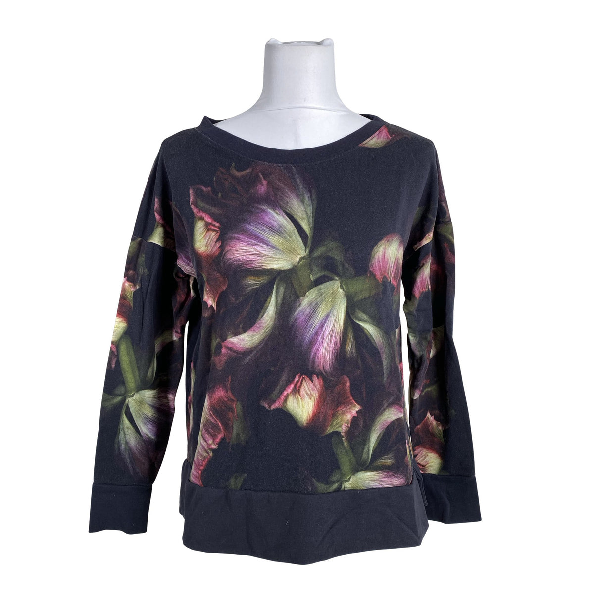 Unisex Blaa - Trikotaažist pluus, suurus 38 - Must (1)