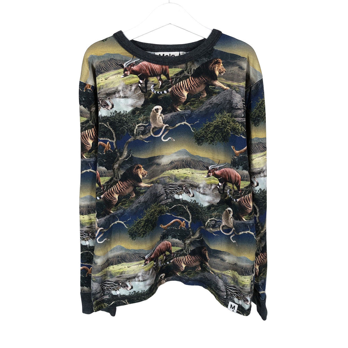 Unisex Molo Kids - Trikotaažist pluus, suurus 146 - 152 - Roheline (1)