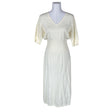 Unisex Nanso - Kootud kleit, suurus 38 - Looduslik valge ()