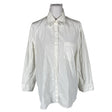 Unisex Massimo Dutti - Triiksärk, suurus 38 - Valge ()