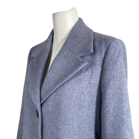 Unisex Selected - Villane mantel, suurus 40 - Helesinine (2)