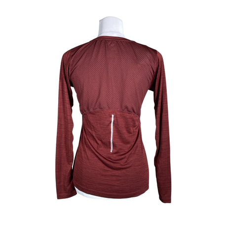Unisex Soc - Spordisärk, pikad käised, suurus 36 - Veinipunane (2)