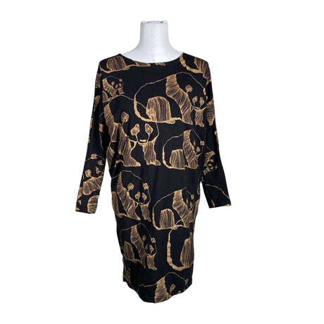Unisex Metsola - Trikotaažist kleit, suurus 34 - Must ()