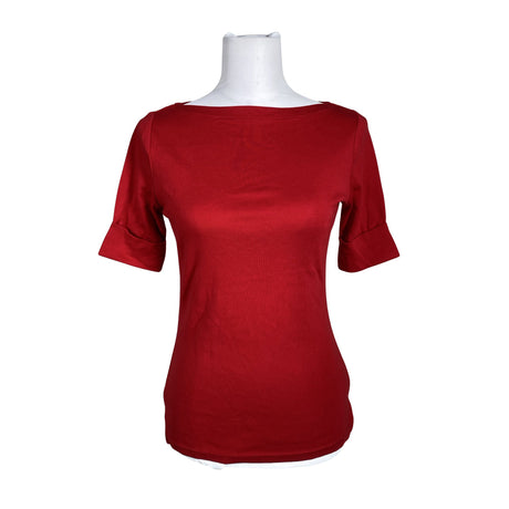 Unisex Lauren Ralph Lauren - Trikotaažist pluus, suurus 34 - Punane ()