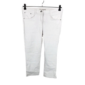 Unisex Soyaconcept - Teksast poolpikad püksid, suurus 42 - Valge (1)